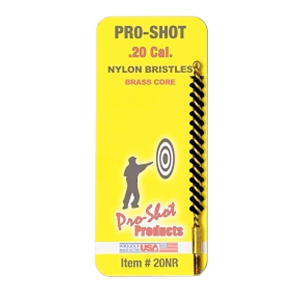 ProShot 20NR Bore Brush  .20 Cal Rifle 540 Thread Nylon Bristles Brass Core