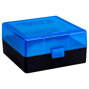 Berry's Ammo Box Blue/Black Polypropylene 100rd