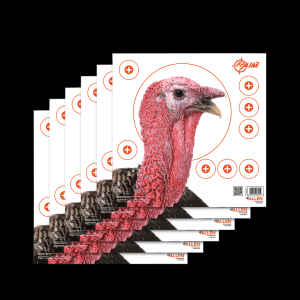 Allen Company EZ AIM Four Color Turkey Paper Targets  6 Pack