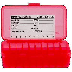 Mtm Case-gard  Mtm P50-44-29    50rd  Pstl Box 44m-45l Red