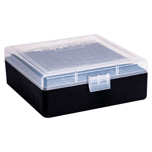 Berry's Ammo Box Clear Black Plastic 100rd