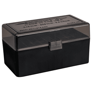 Berry's Polypropylene Ammo Box 50rd Smoke/Black