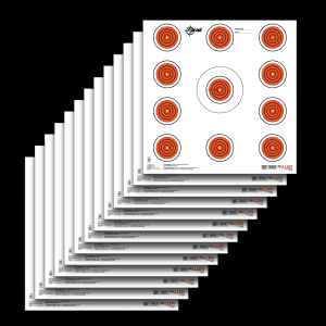Allen Company EZ AIM 11 SPOT Paper Targets  13 Pack (White/Orange)