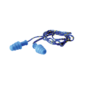 Walkers Game Ear Contour Corded Ear Plugs 27dB  1 Pair (Blue)
