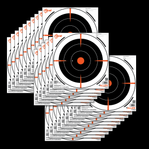 Allen Company EZ AIM HighQuality 8x8 Bullseye Targets  26 Pack (Black/White)