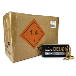 Belom 7.62x39 123 Gr FMJ (Case)