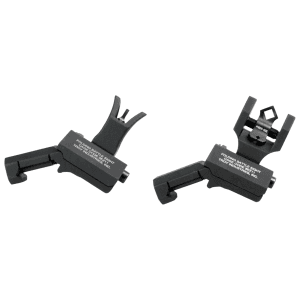Troy Ind 45 Degree BattleSight Set Black Folding Offset for M4