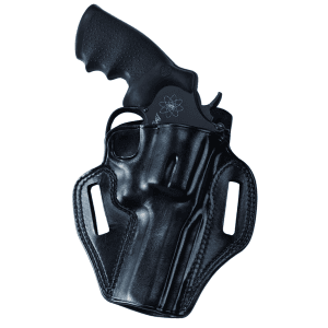 Galco Combat Master Tan Leather Belt Holster for Right Hand Revolver CM114
