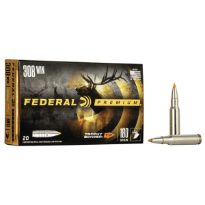 Federal 308 Win 180 Gr Trophy Bonded Tip (Box)