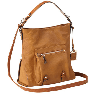 Bulldog Cases Anna Hobo Concealed Carry Purse Holster (Cognac)