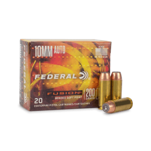 Federal Fusion 10mm 200 Gr Bonded Soft Point (Box)