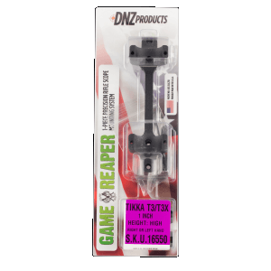 DNZ 16550 Game ReaperTikka Scope MountRing Combo Matte Black 1