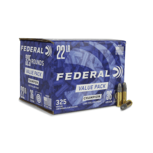 Federal Champion Value Pack 22 LR 36 Grain Lead Hollow Point (Box)