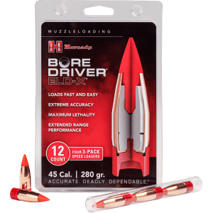 Hornady 280gr ELD-X Muzzleloader Bore Driver 12/Box