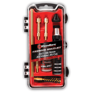 Kleenbore Multi-Pistol Cleaning Kit .38/9/10mm/40/45