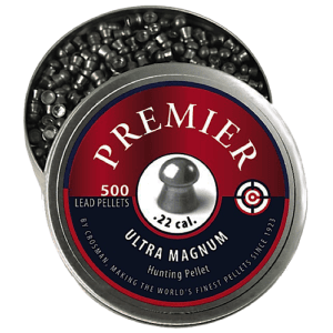 Crosman Premier .22 Caliber Ultra Magnum Pellets 500 Pack (Box)