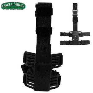 Uncle Mike's 57000 Double Strap Molded Drop Leg Reflex Holster Mount