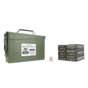 Speer Gold Dot 9mm 124 Grain JHP 300-Rounds in Heavy Duty Ammo Can