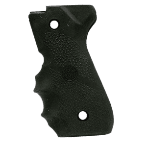 Hogue Black Rubber Grip with Finger Grooves for Beretta 92F/96