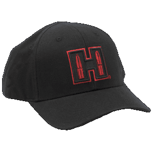 Hornady Logo Trucker Hat  Adjustable (Black/Red)