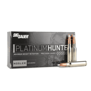 Sig Sauer Platinum Hunter 308 Winchester 165 Gr AccuBond (Box)