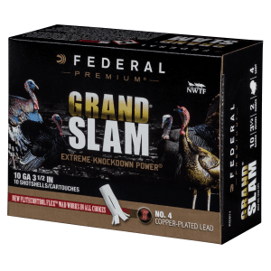 Federal Premium 10 Gauge 3.50 2 oz 4 Shot PFCX101F4 (Box)
