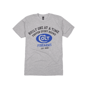Colt Firearms Hoosier T-Shirt  Size Large (Gray)