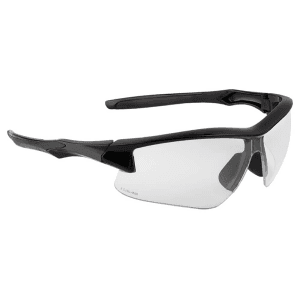 Howard Leight Acadia Safety Glasses  Clear Lens with Black Frame
