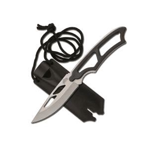 Master USA Fixed Blade Tactical Knife - Silver/Black