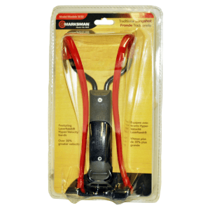 Marksman Laserhawk TRAD Slingshot (Black/Red)