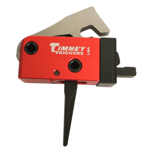 Timney Triggers AR PCC Two-Stage Straight Black/Red Trigger