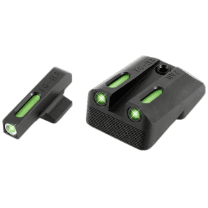 Truglo TFX Handgun Sights Green Tritium Fiber Optic 3-Dot Set