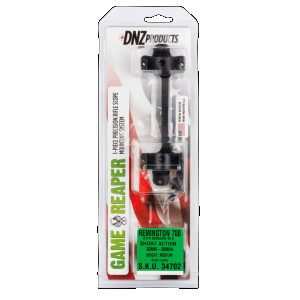 DNZ 34702 Game ReaperRemington Scope MountRing Combo Matte Black 30mm