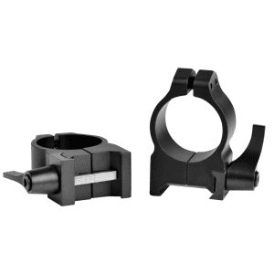 Warne 1'' Medium (0.875'') Qd Rings  Black