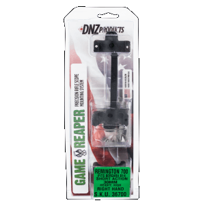 DNZ 36700 Game ReaperRemington Scope MountRing Combo Matte Black 30mm