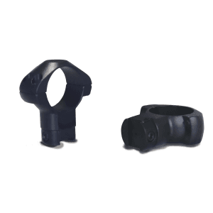 Konus 2-Piece Steel Riflescope Rings for Airguns & .22 Rails 1 High - Black