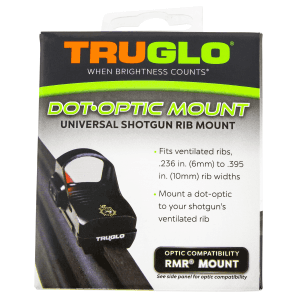 Truglo Universal Shotgun Rib Mounts 1-Piece Black