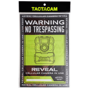 Tactacam Reveal No Trespassing Sign 3-Pack