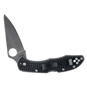 Spyderco Delica Lightweight Black VG-10 Plain Edge Knife