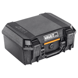 Pelican Black Polymer Foam-Padded Lockable Handgun Case - Holds 2 Handguns VCV200