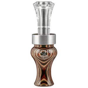 Echo Calls Double Reed Diamondwood Duck Call (Multi-Color)