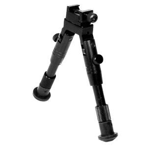 Leapers SWAT Bipod Matte Black Aluminum 6.2-6.7 Inches