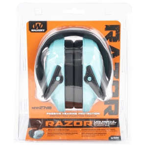 Walkers Razor Slim Passive Muff 27 dB Teal-Black 1 Pair