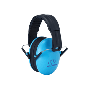 Walkers Game Ear Childs Passive Folding Ear Muffs (Blue)