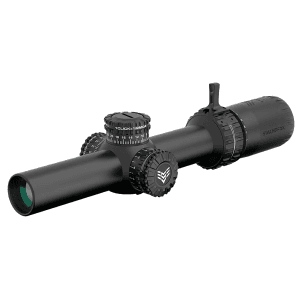 Swampfox Optics 1-10x24mm Sfp Ir Guerrilla Dot Moa Green Reticle Black