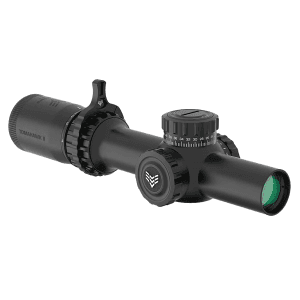 Swampfox Optics Tomahawk Ii Lpvo 1-6x24mm Sfp Illuminated Green Bdc Black