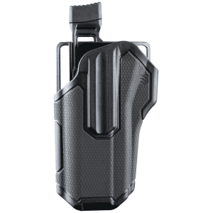 Blackhawk Omnivore Left Hand Black Textured Plastic Belt Slide Pistol Holster 419000BBL