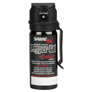 Sabre Crossfire Pepper Gel Spray 18ft Range Black