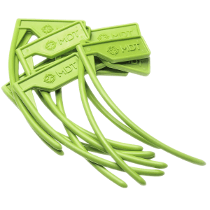 MDT Black Green Chamber Flag 22 Cal+ 10 Pack