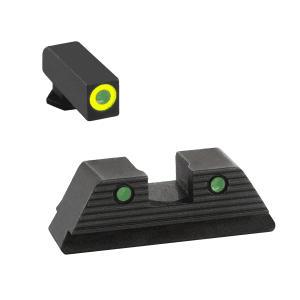 AmeriGlo GL-821 Trooper Sight Set - For Glock Gen5 9mm/40 S&W